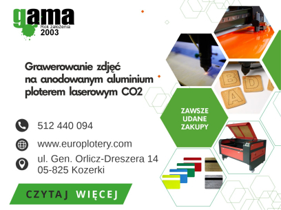 Grawerowanie zdjęć na anodowanym aluminium ploterem laserowym CO2